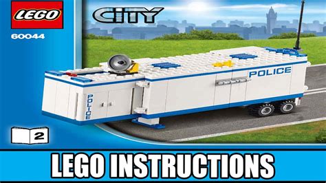 LEGO Instructions City 60044 Mobile Police Unit Book 2 YouTube