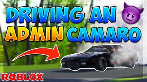 Driving An Admin Iroc Z Camaro In Swfl 😱 Roblox Youtube