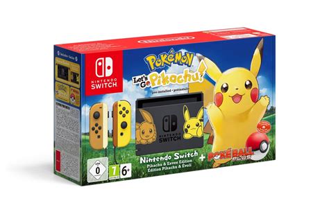 Photos of the Switch Pikachu & Eevee Edition