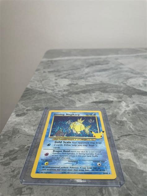 Shining Magikarp 25th Anniversary Celebrations Pokemon Card Hobbies