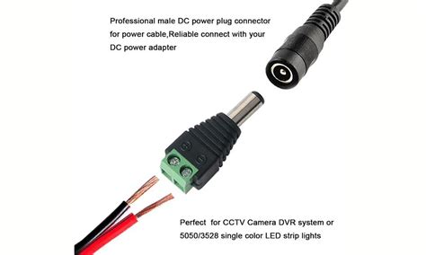 CCTV Power Connector (male) – Hub Computers