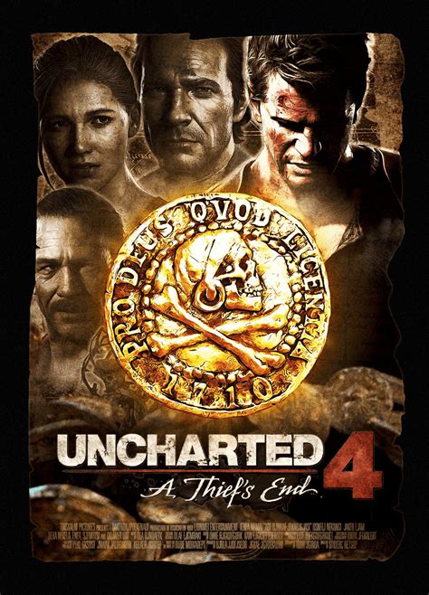 Uncharted 4 A Thief S End Poster Poster By Karim Bonnici