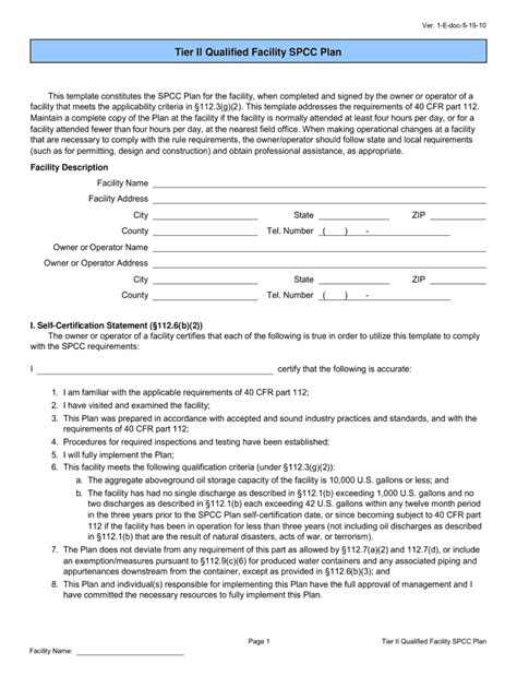 California Qualified Facility Spcc Plan Fill Out Sign Online Dochub