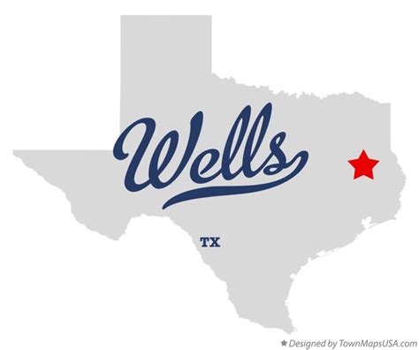 Map Of Wells Tx Texas