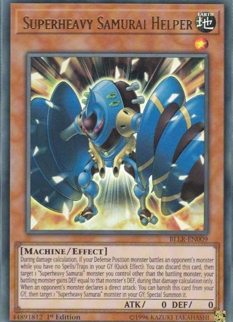 Top 10 Cards You Need For Your Superheavy Samurai Yu Gi Oh Deck HobbyLark