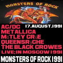 Monsters of Rock 1991 Castle Donington Line-up, Photos & Videos Aug ...