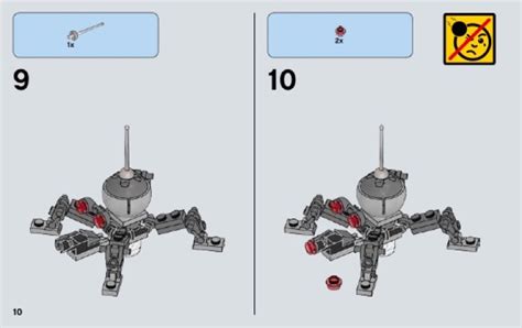 LEGO Instructions for set 75142 Homing Spider Droid, Star Wars - Episode III