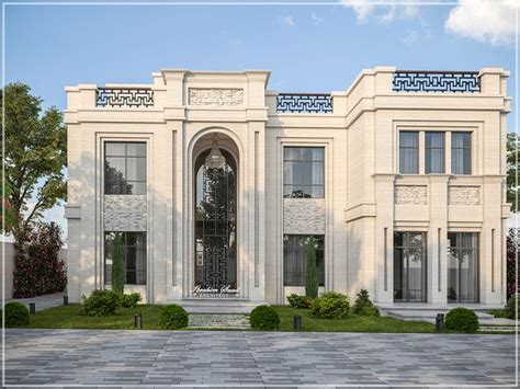 New Classic Villa Abu Dhabi On Behance Classic House Exterior