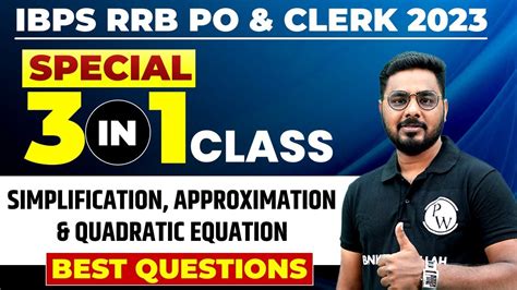 Ibps Rrb Po Clerk Simplification Approximation Quadratic