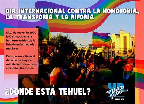 De Mayo D A Internacional Contra La Homofobia La Transfobia Y La