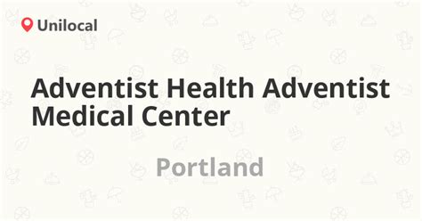 Adventist Health Adventist Medical Center Portland 10201 SE Main