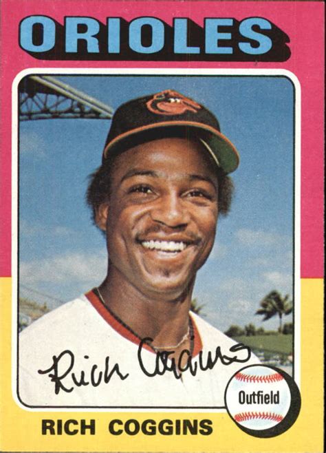 Topps Baltimore Orioles Baseball Card Rich Coggins Vg Ex Ebay