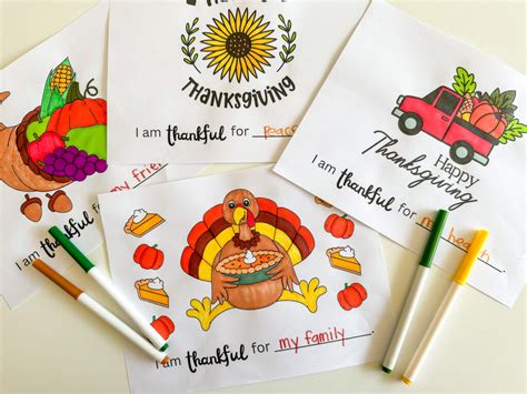 Thanksgiving Coloring Placemats with Free Printables - Raising Veggie ...