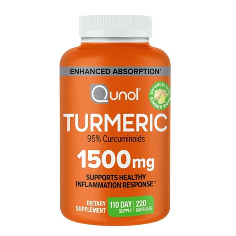 Qunol Turmeric 1500 Mg 220 Capsules