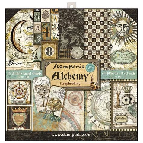 Kit De Scrapbooking Alchemy Stamperia 30x30cm