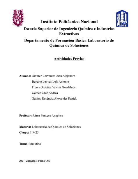 Actividades previas 8 Práctica Instituto Politécnico Nacional