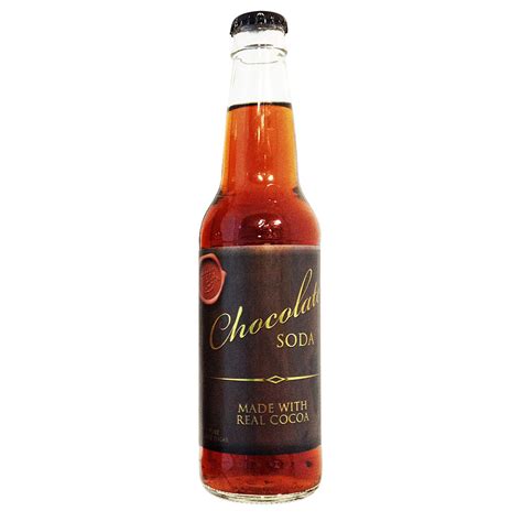 Gourmet Chocolate Soda 12 Oz Bottle Nassau Candy