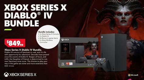 Xbox Series X Diablo® Iv Bundle Offer At Harvey Norman