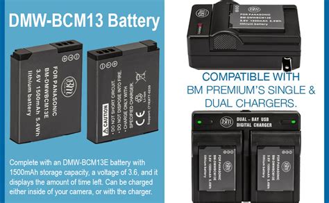 Amazon Bm Premium Pack Of Dmw Bcm E Batteries For Panasonic