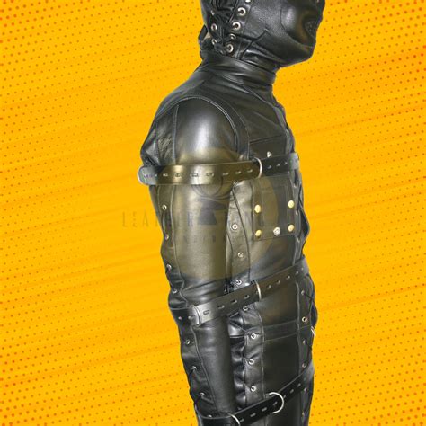 Heavy Duty Bdsm Bondage Inescapable Leather Daddy Gimp Suit Etsy Uk