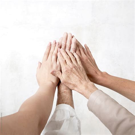 Hands Of Four Generations By Stocksy Contributor Colin Anderson