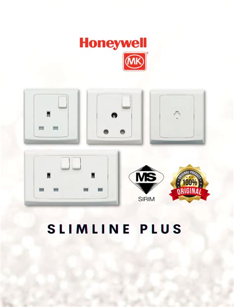 Mk Slimline Plus 13a 15a Switch Socket Outlet Telephone Socket With Sirim Ubicaciondepersonas