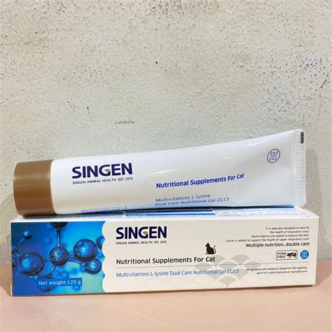 jual singen vet cat gr multivitamin lysine nutrition gel bukan