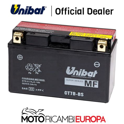 BATTERIA UNIBAT MOTO SCOOTER CT7B BS YT7BBS YAMAHA YFZ S 450 04 EBay