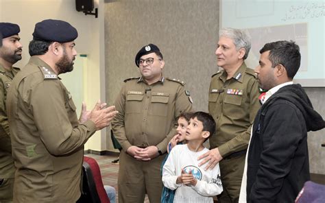 IG Punjab Dr Usman Anwar Met With The DPO Sialkot Hasan Iqbal And His