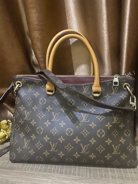 Tas Louis Vuitton Pallas Lengkap Noser Barang Mewah Tas Dompet Di