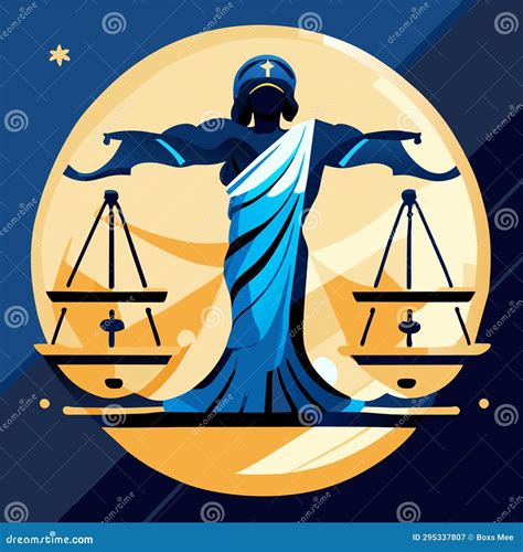 Symbol of Justice. Scales of Justice. Vector Illustration Stock Vector ...