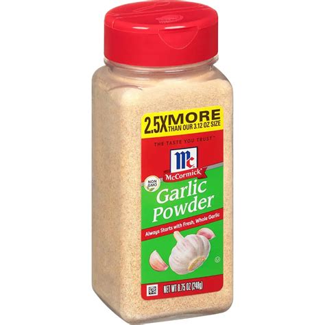 Mccormick Garlic Powder Nutrition Facts Cully S Kitchen