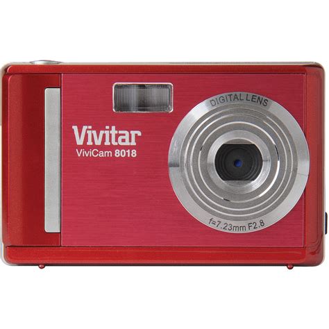 Vivitar Vivicam Digital Camera Red Red B H Photo Video