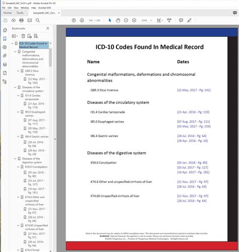 Medical Chronology Page Examples 2020 | Telegenisys Inc