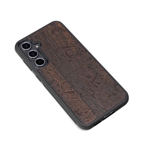 Samsung Galaxy S23 Fe Aztec Calendar Ziricote Bewood Wood Case