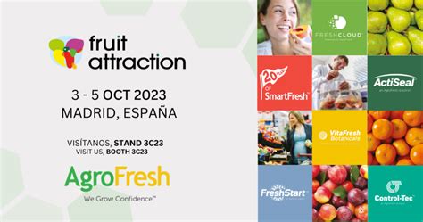 AgroFresh presentará en Fruit Attraction