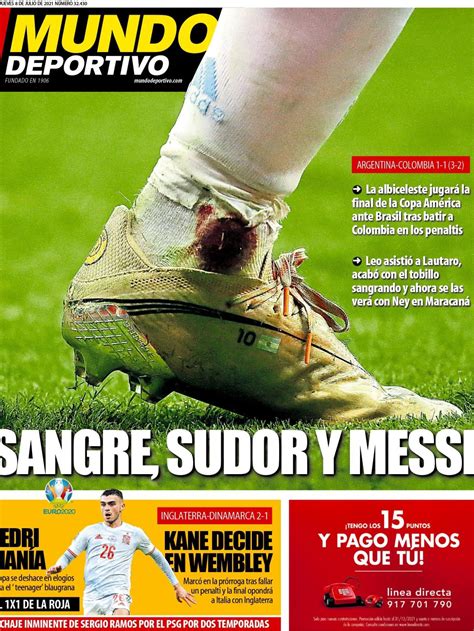 La Portada Del Diario Mundo Deportivo 08 07 2021