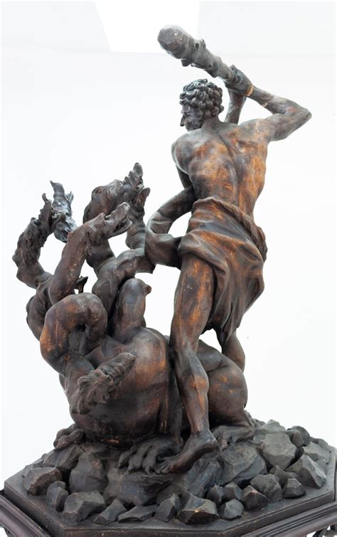 19th Century Statue Hercules Slaying The Hydra At 1stdibs