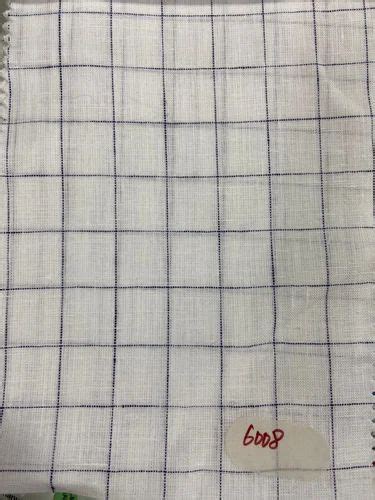 Linen White Pure Lea Shirting Fabric For Shirt Making At Rs