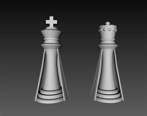 3d Chess Set Stl Files For 3d Printers Etsy Ireland