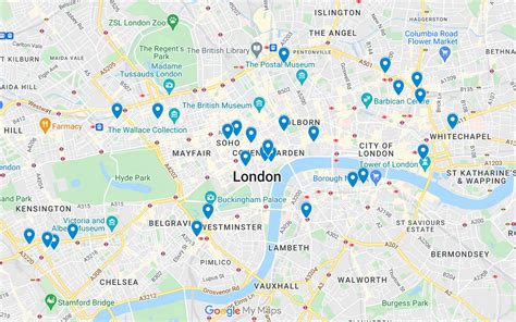 Map Of London Hotels - Ricky Christal