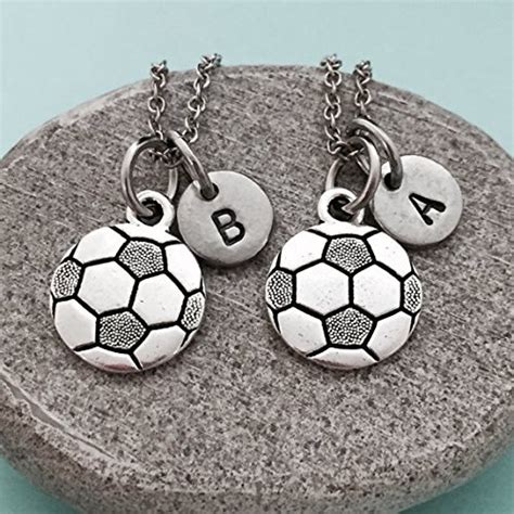 Amazon Best Friend Necklace Soccer Ball Necklace Sports Necklace