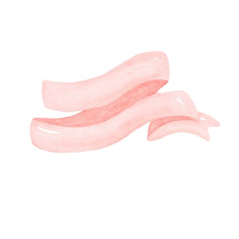 Ilustra O De Desenho De Etiqueta De Fita Macia Rosa Aquarela Rosa