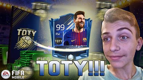 ПАКНАХ TOTY FIFA Mobile 18 TOTY Pack Opening YouTube