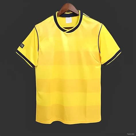 Scotland 1986 Yellow Away Jersey Premier Retros