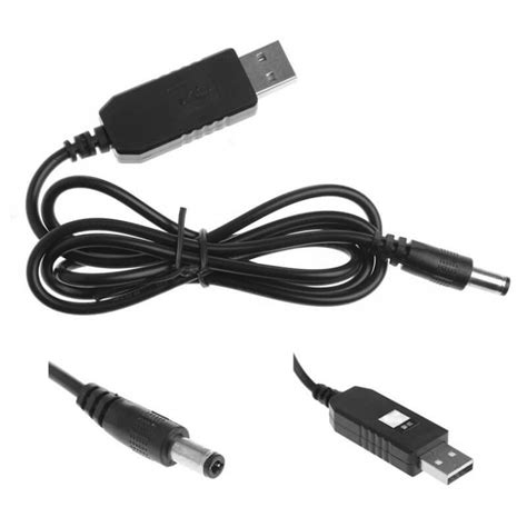 CABLE ALIMENTACION USB STEP UP CONVERSOR 5V A 12V DC JACK Tiendatec Es