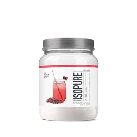 Isopure Protein Powder Clear Whey Isolate Protein Post Workout Recovery Drink Mix Gluten Free