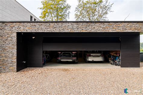 Project Houten Garagedeur Met Mato Aluminium Profielen