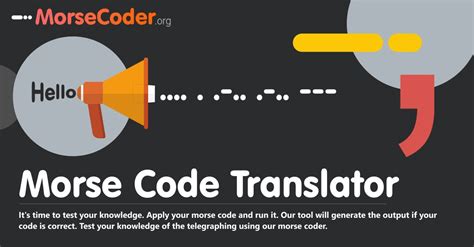 Tradutor de código Morse MorseCoder org