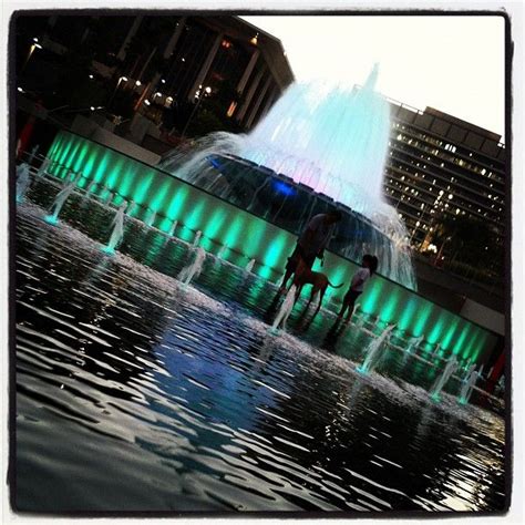 Thats The Fountain In The Newly Reopened Grand Park In Dtla As